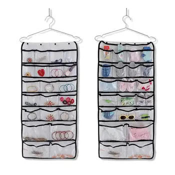Hanging Closet Dual-Sided Organizers 42 Pockets for Storage Bras Underwear Clothes Stockings Socks Jewelry Toiletries Baby
Hanging Closet Dual-Sided Organizers 42 Pockets for Storage Bras Underwear Clothes Stockings Socks Jewelry Toiletries Baby
