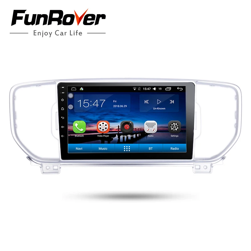Funrover 2.5D+IPS 9 inch 2 din Car Multimedia player For KIA Sportage 2016 2017 Kx5 dvd Android 9.0 stereo radio gps navigation
Funrover 2.5D+IPS 9 inch 2 din Car Multimedia player For KIA Sportage 2016 2017 Kx5 dvd Android 9.0 stereo radio gps navigation
