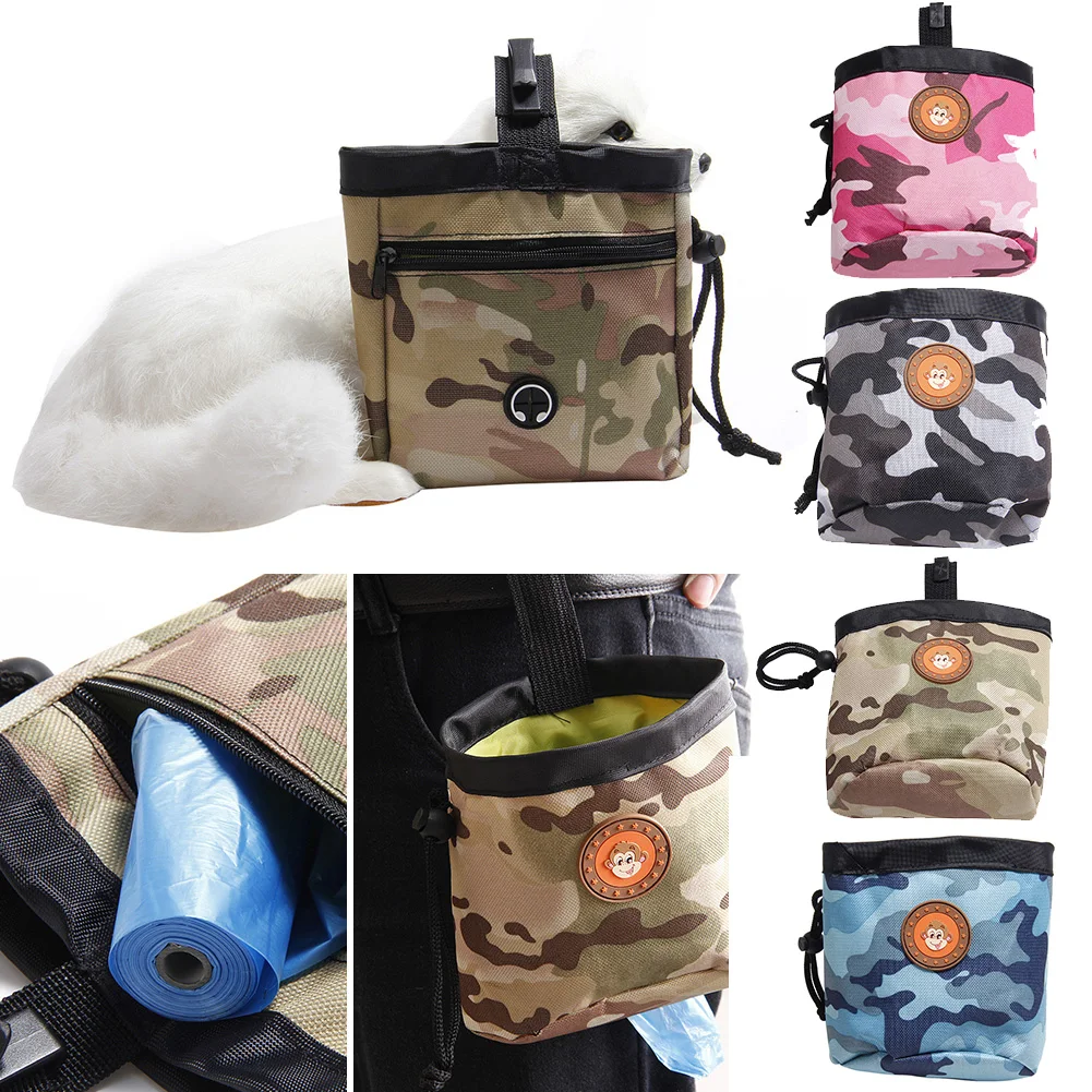 

Pet Dog Snack Bag Training Cat and Dog Food Package Outdoor Training Dog Special Pockets With Garbage Bag Slot Pet Product