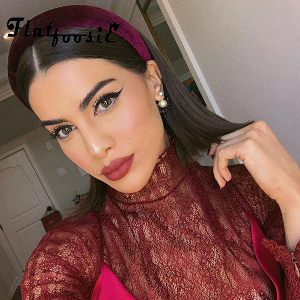 Flatfoosie 2019 New Thick Velvet Multicolor headbands Woemn fashion hairbands Headwear 4.5CM Wide Plastic Hairbands Accessories
Flatfoosie 2019 New Thick Velvet Multicolor headbands Woemn fashion hairbands Headwear 4.5CM Wide Plastic Hairbands Accessories