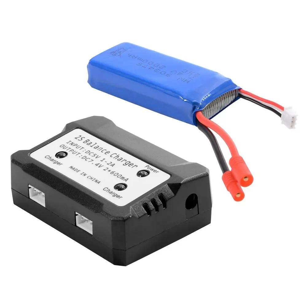 1pc 7.4V 2000mAh 25C Lipo Battery + Battery Charger for Syma X8C X8W X8G Quadcopter
1pc 7.4V 2000mAh 25C Lipo Battery + Battery Charger for Syma X8C X8W X8G Quadcopter