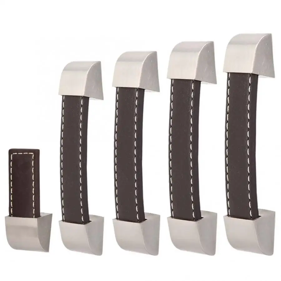 Leather Brown Pulls Shoe Cabinet Drawer Wardrobe Door Furniture Handle Knobs Pulls New
Leather Brown Pulls Shoe Cabinet Drawer Wardrobe Door Furniture Handle Knobs Pulls New
