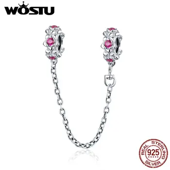 WOSTU Luxury 925 Sterling Silver Fairy Garland Flower Beads Zircon Chain Charms Fit Bracelet Pendant For Women Jewelry CTC035
WOSTU Luxury 925 Sterling Silver Fairy Garland Flower Beads Zircon Chain Charms Fit Bracelet Pendant For Women Jewelry CTC035