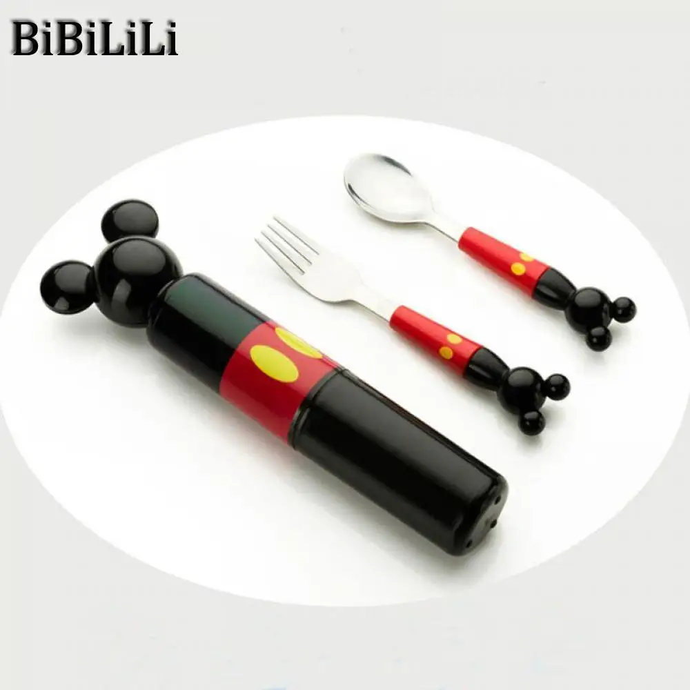 Children stereo mickey head stainless steel fork portable baby boxed set tableware consisting training
Children stereo mickey head stainless steel fork portable baby boxed set tableware consisting training