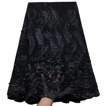 Black tulle lace fabric with beads nigerian lace fabric high quality lace for african parties embroidered organza fabric
Black tulle lace fabric with beads nigerian lace fabric high quality lace for african parties embroidered organza fabric