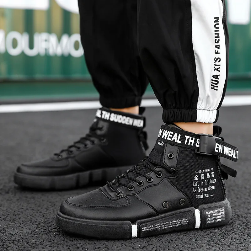 Casual Trainers Hi-Top Trainers Men's Autumn Shoes New Style Winter Cotton Shoes Korean Version of the Trend Versatile High Stat
Casual Trainers Hi-Top Trainers Men's Autumn Shoes New Style Winter Cotton Shoes Korean Version of the Trend Versatile High Stat