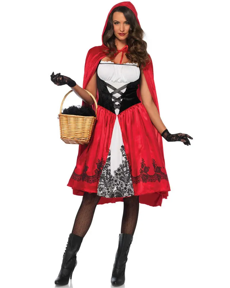 Adult Plus Size Little Red Riding Hood Costume Women's Halloween Cosplay Fantasy Dress With Cloak Game Uniform S-6XL
Adult Plus Size Little Red Riding Hood Costume Women's Halloween Cosplay Fantasy Dress With Cloak Game Uniform S-6XL