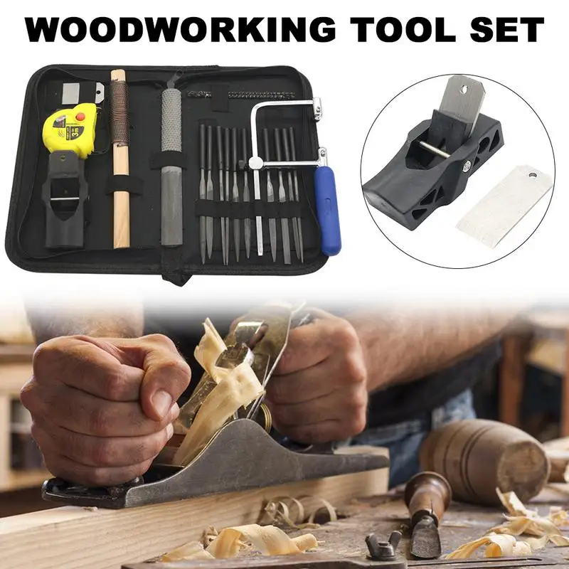 DIY Woodworking Tool Set Jig Saw Trimming File Planer Set hand tool kit with storage tool box
DIY Woodworking Tool Set Jig Saw Trimming File Planer Set hand tool kit with storage tool box
