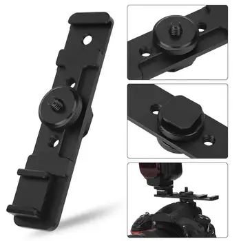 1/4inch Camera Dual Hot Shoe Extension Bar Mount Bracket photographic Accessory for Fill Light Microphone Adapter Holder
1/4inch Camera Dual Hot Shoe Extension Bar Mount Bracket photographic Accessory for Fill Light Microphone Adapter Holder