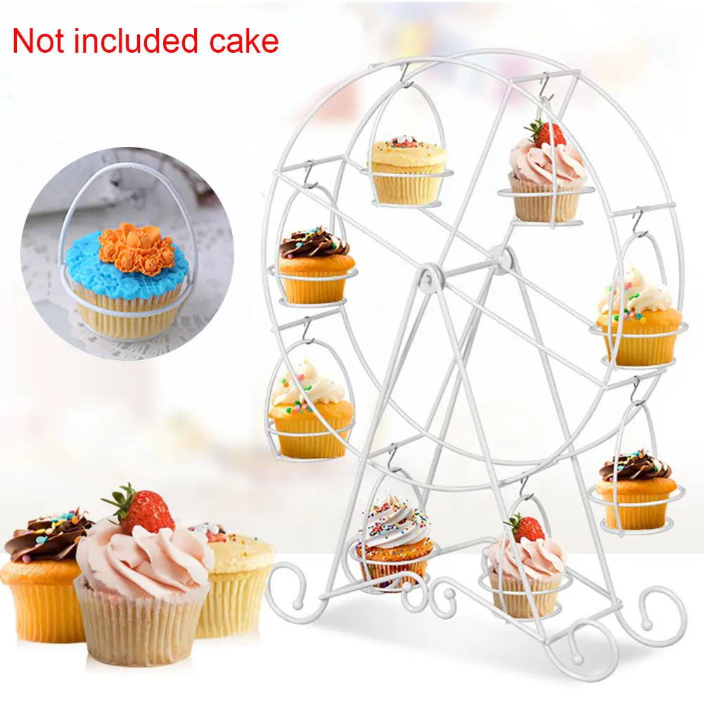 Pastry Cake Stand Rotatable Home 8 Cups Holder Party Supplies Ferris Wheel Kitchen Cupcake
Pastry Cake Stand Rotatable Home 8 Cups Holder Party Supplies Ferris Wheel Kitchen Cupcake