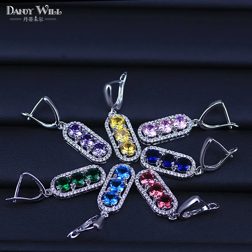 Best Christmas Gift Classic 7 Colors Large CZ Crystal Long Drop Earrings For Women Fashion Zirconia Jewelry E56
Best Christmas Gift Classic 7 Colors Large CZ Crystal Long Drop Earrings For Women Fashion Zirconia Jewelry E56