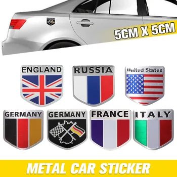 Aluminum Alloy Russia/Italy/England/German/France/USA Flag Shield Emblem Sticker Badge Decal Decor Motorcycles Cars Styling
Aluminum Alloy Russia/Italy/England/German/France/USA Flag Shield Emblem Sticker Badge Decal Decor Motorcycles Cars Styling