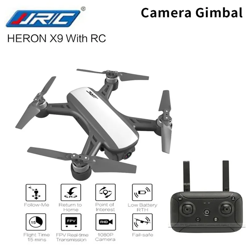 

JJRC X9 5G WiFi FPV RC Drone 1080P Camera GPS Optical Flow Positioning Altitude Hold Follow Tap To Fly Quadcopter Smart Control