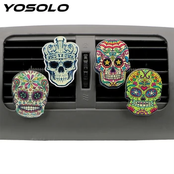 YOSOLO Creative Skull Air Freshener Solid Fragrance Air Conditioner Outlet Clip Car Ornament Car Outlet Perfume Auto Decor
YOSOLO Creative Skull Air Freshener Solid Fragrance Air Conditioner Outlet Clip Car Ornament Car Outlet Perfume Auto Decor