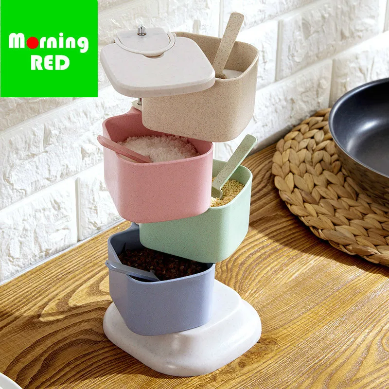 Modern Plastic Pastoral Rotating Seasoning Spice Box Set Ceramic Home Accessories for Kitchen Storage Spice Box Set Ceramic
Modern Plastic Pastoral Rotating Seasoning Spice Box Set Ceramic Home Accessories for Kitchen Storage Spice Box Set Ceramic
