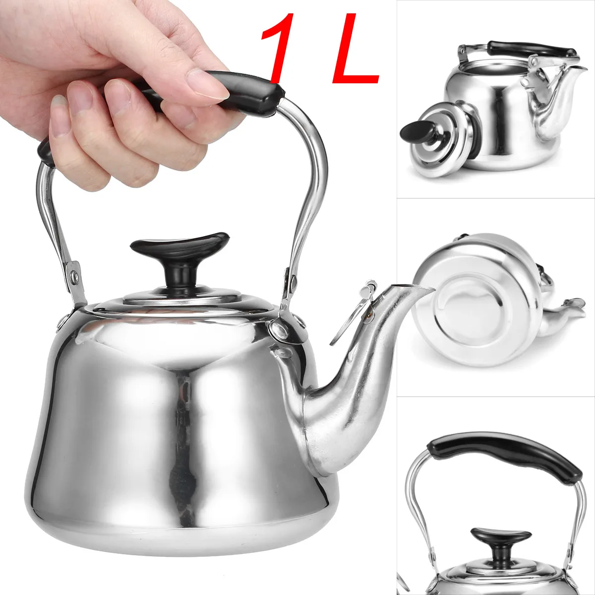 1L Whistling Water KettleThicken Stainless Steel induction cooker Tea Coffee Maker Boiler home Travel Camping gas/ceramic stove
1L Whistling Water KettleThicken Stainless Steel induction cooker Tea Coffee Maker Boiler home Travel Camping gas/ceramic stove
