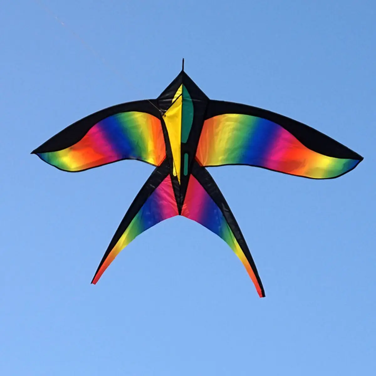 172CM Colorful Swallow Flying Kite Beautiful Rainbow Kite Color Bird Kite Outdoor Toy For Children Present With Handle Line
172CM Colorful Swallow Flying Kite Beautiful Rainbow Kite Color Bird Kite Outdoor Toy For Children Present With Handle Line