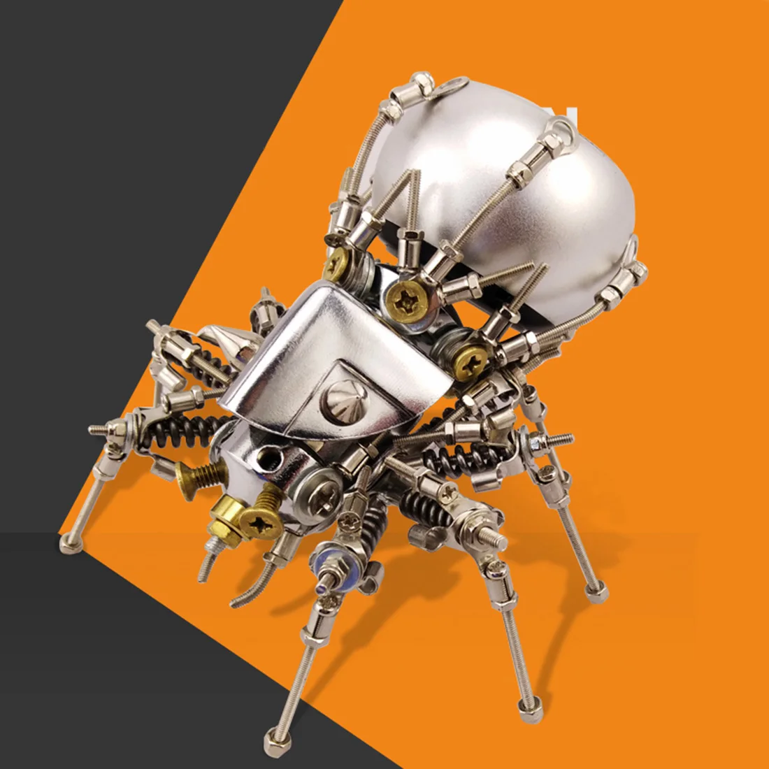 11cm Height Medium Spider Mecha Sound Robot Metal DIY Assembly Sound Robot Toy with Sound Creative Present Gift for Men
11cm Height Medium Spider Mecha Sound Robot Metal DIY Assembly Sound Robot Toy with Sound Creative Present Gift for Men