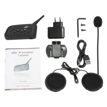 Motorcycle Bluetooth Headset helmet Intercom 1200M Hands-free Interphone Helmet Headset Black for Six Motorcycle Riders #Xj30
Motorcycle Bluetooth Headset helmet Intercom 1200M Hands-free Interphone Helmet Headset Black for Six Motorcycle Riders #Xj30