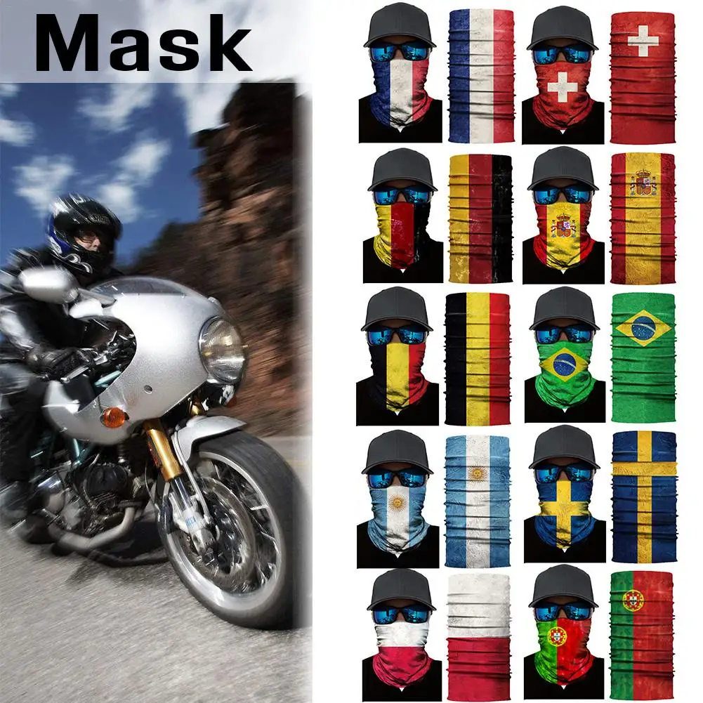 Mask Headband 3D Seamless Multifunction Magic Tube USA Flag Brazil Flag Football Face Bandana Headwear Ring Scarf Bicycle
Mask Headband 3D Seamless Multifunction Magic Tube USA Flag Brazil Flag Football Face Bandana Headwear Ring Scarf Bicycle