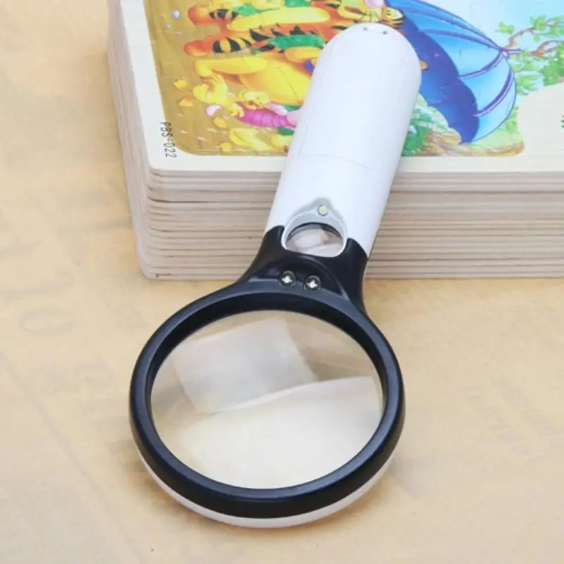 3 LED Light Handheld Magnifiers 45X Magnifying Glass Lens Handheld Mini Pocket Microscope Reading Jewelry Loupe Top Quality
3 LED Light Handheld Magnifiers 45X Magnifying Glass Lens Handheld Mini Pocket Microscope Reading Jewelry Loupe Top Quality
