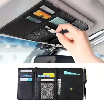 Light Barrier Car Sun Visor Organizer Clip Sunshade Bag With Zipper Car Interior Accessories Sunglasses Pen CD Card Small Files
Light Barrier Car Sun Visor Organizer Clip Sunshade Bag With Zipper Car Interior Accessories Sunglasses Pen CD Card Small Files