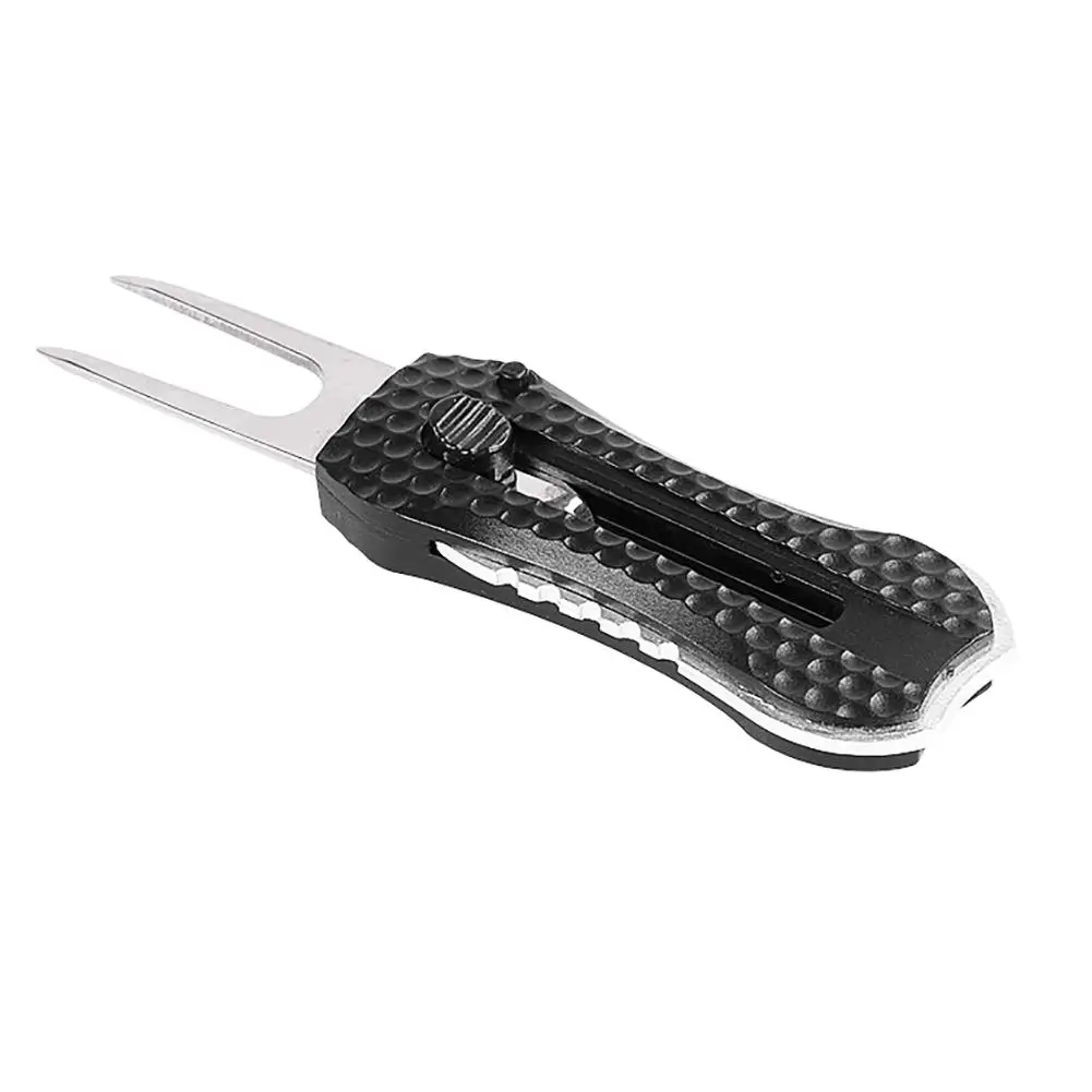 Multi-Function Golf Pitch Repair Divot Tool Portable Switchblade Golf Divot Putting Green Repair Tool with Ball Maker-Black
Multi-Function Golf Pitch Repair Divot Tool Portable Switchblade Golf Divot Putting Green Repair Tool with Ball Maker-Black