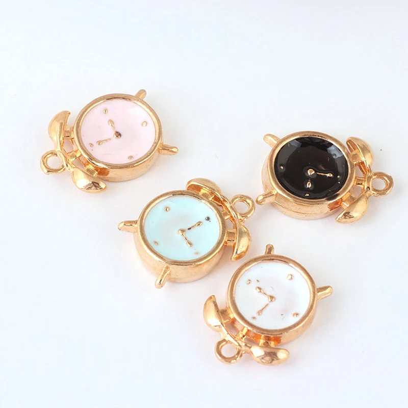 Drop Oil 4 Colors Handmade Making Pendant Alarm Clock Alloy Fit DIY Bracelet 3D Charm Enamel 12*13mm 10pcs /Lot
Drop Oil 4 Colors Handmade Making Pendant Alarm Clock Alloy Fit DIY Bracelet 3D Charm Enamel 12*13mm 10pcs /Lot