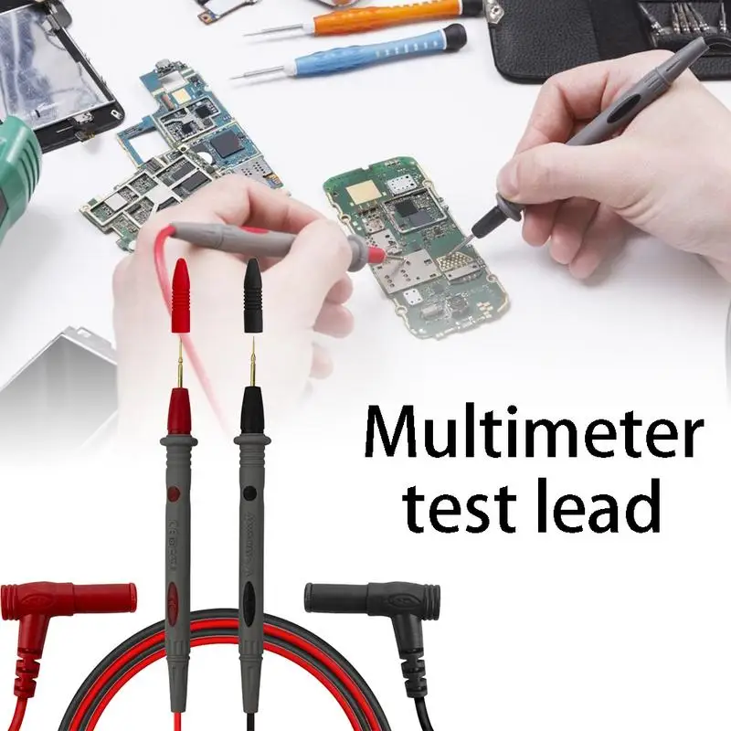 Universal Multimeter Probe Test Leads Pin For Digital Multimeter Needle Tip Probe Wire Pen Cable Multi Meter Tester Lead 20A
Universal Multimeter Probe Test Leads Pin For Digital Multimeter Needle Tip Probe Wire Pen Cable Multi Meter Tester Lead 20A