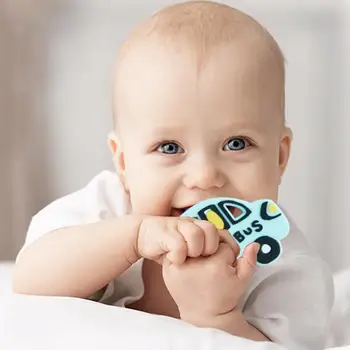 New Silicone Kids Teething DIY Cartoon Car Shape Massage Gums Baby Molar Baby Silicone Chew Charms Toys Gift Toddler Toys
New Silicone Kids Teething DIY Cartoon Car Shape Massage Gums Baby Molar Baby Silicone Chew Charms Toys Gift Toddler Toys