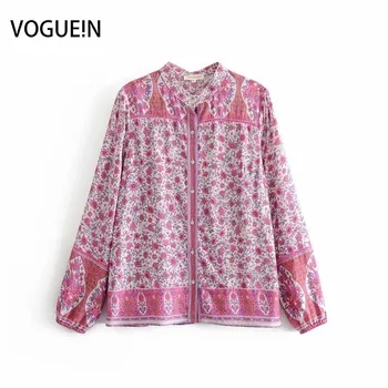 VOGUEIN New Womens Vintage Floral Print Long Sleeve Hollow Blouse Shirt Top Wholesale
VOGUEIN New Womens Vintage Floral Print Long Sleeve Hollow Blouse Shirt Top Wholesale