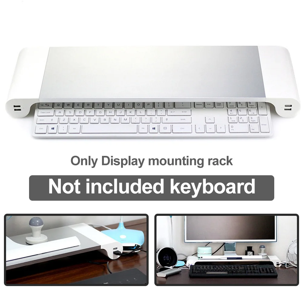 Aluminum Alloy Durable Accessories With USB Charging Port Holder Monitor Base Desktop Increased Laptop Computer Non-Slip Stand
Aluminum Alloy Durable Accessories With USB Charging Port Holder Monitor Base Desktop Increased Laptop Computer Non-Slip Stand