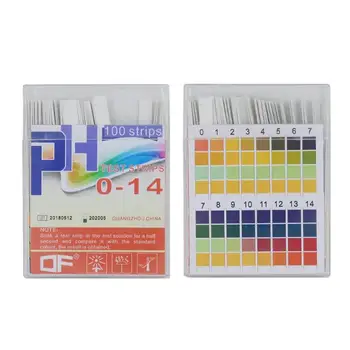 100Pcs 0-14 PH Test Strips Litmus Paper Universal Alkaline Acid Indicator Paper for Water Saliva Soil Aquariums PH Tester
100Pcs 0-14 PH Test Strips Litmus Paper Universal Alkaline Acid Indicator Paper for Water Saliva Soil Aquariums PH Tester