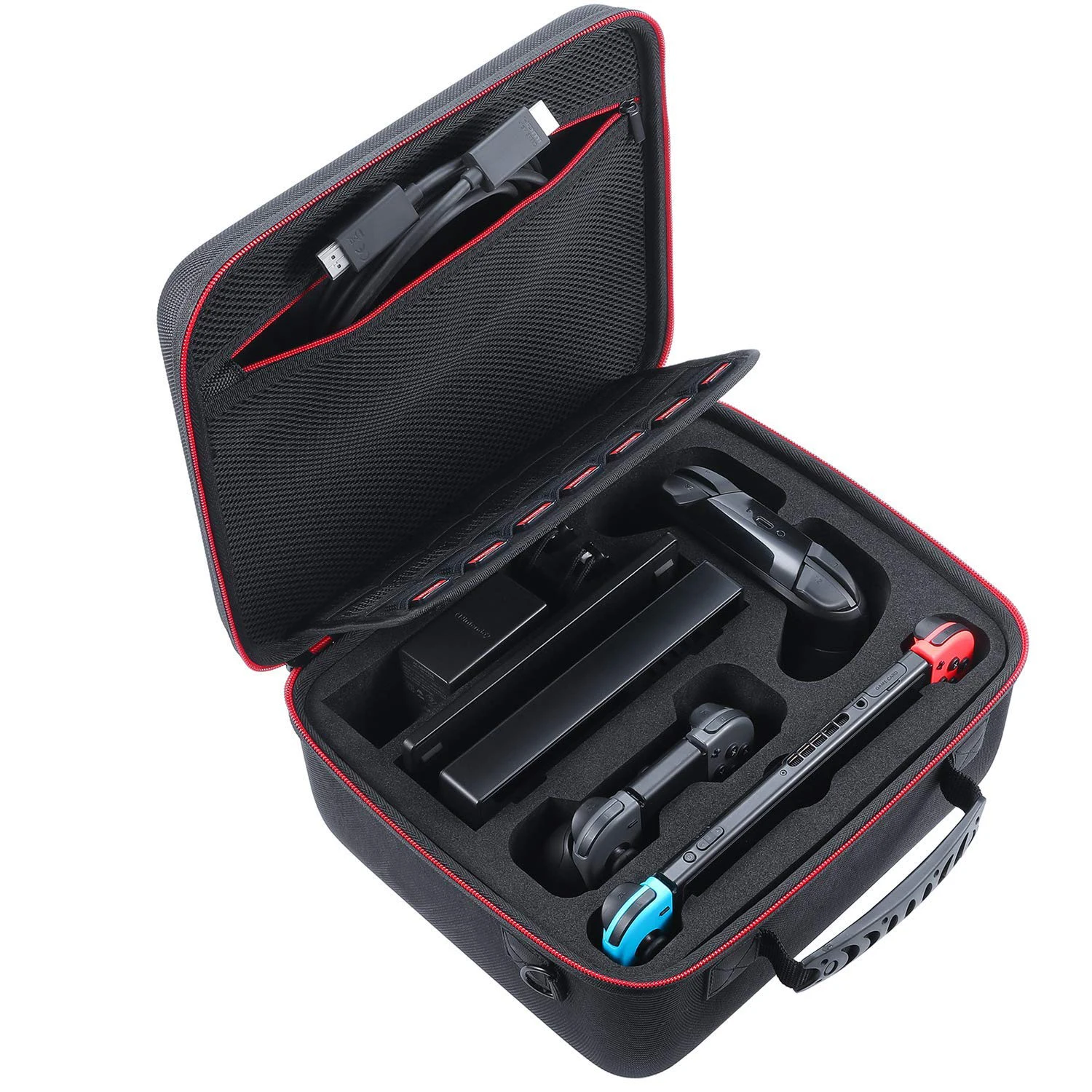 Hard Carrying Case Compatible with Ninndo Switch System, Travel Case Fit Switch Pro Controller
Hard Carrying Case Compatible with Ninndo Switch System, Travel Case Fit Switch Pro Controller
