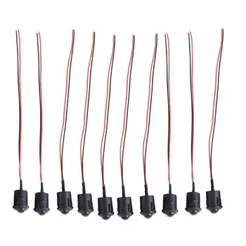 

10pcs 12V 10mm Pre-wired Constant LED Light Emitting Diode Ultra Bright Water Clear Bulbs New 2019
