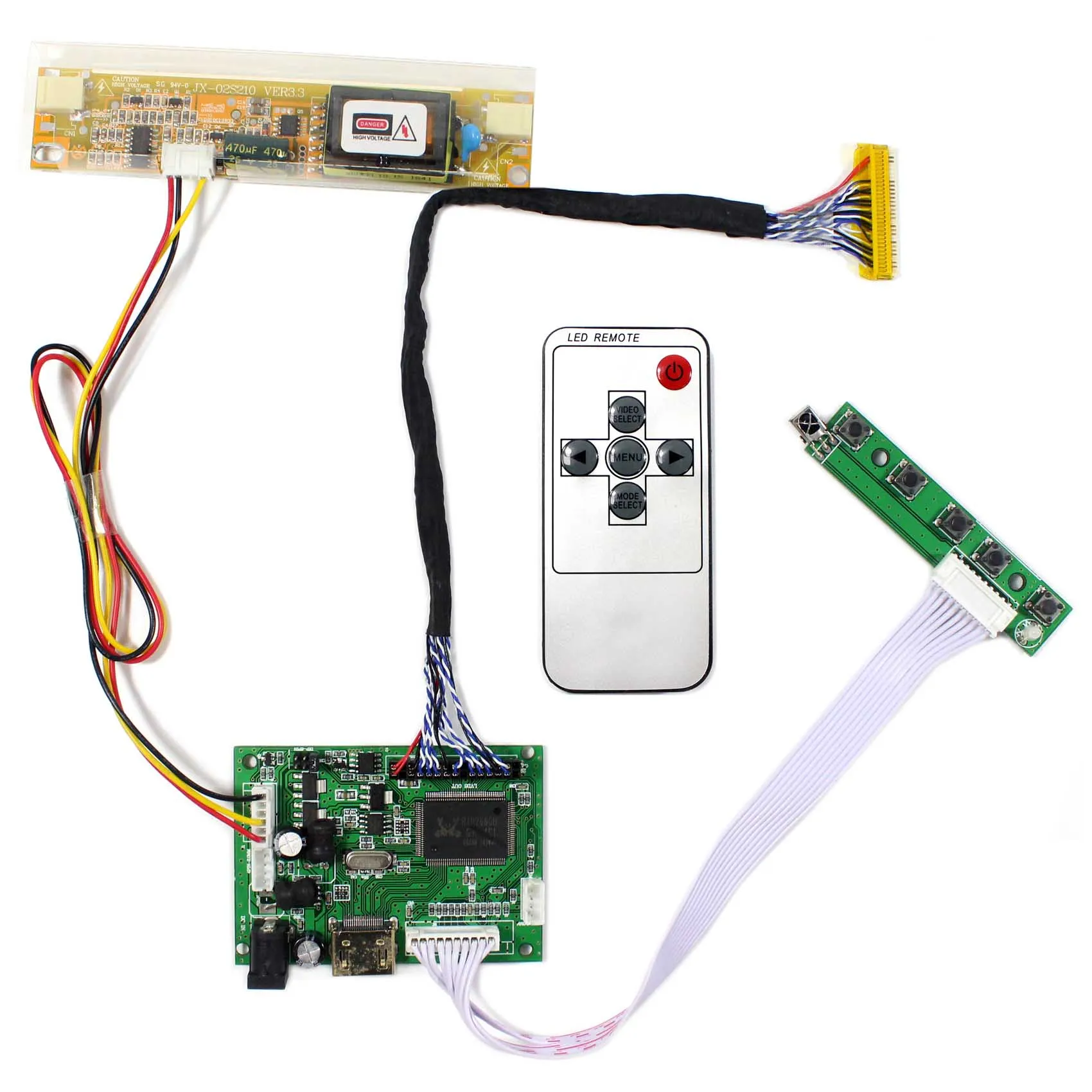 HD MI LCD Controller Board B170PW02 V0 for 15.4inch 17inch LCD LP154WP1 LP171WP3-A4K1
HD MI LCD Controller Board B170PW02 V0 for 15.4inch 17inch LCD LP154WP1 LP171WP3-A4K1