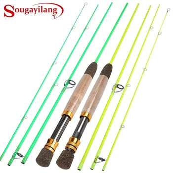 Sougayilang 2.25m Fly Spinning Exchange Fishing Rod 4 Section Portable Carbon Fishing Rods Pole for Freshwater Saltwater Fishing 
Sougayilang 2.25m Fly Spinning Exchange Fishing Rod 4 Section Portable Carbon Fishing Rods Pole for Freshwater Saltwater Fishing