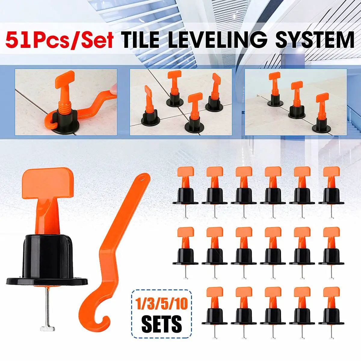 51Pc Mini Level Wedges Tile alignment Tile Leveling System Clip Adjustable Locator Spacers Plier Level Wedges for Flooring Wall
51Pc Mini Level Wedges Tile alignment Tile Leveling System Clip Adjustable Locator Spacers Plier Level Wedges for Flooring Wall