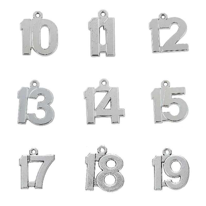 LIKGREAT Lucky Number Birthday Charm for DIY Necklace Jewelry Making Handmade Pendant DIY Necklace 10 11 12 13 14 15 16 17 18 19
LIKGREAT Lucky Number Birthday Charm for DIY Necklace Jewelry Making Handmade Pendant DIY Necklace 10 11 12 13 14 15 16 17 18 19