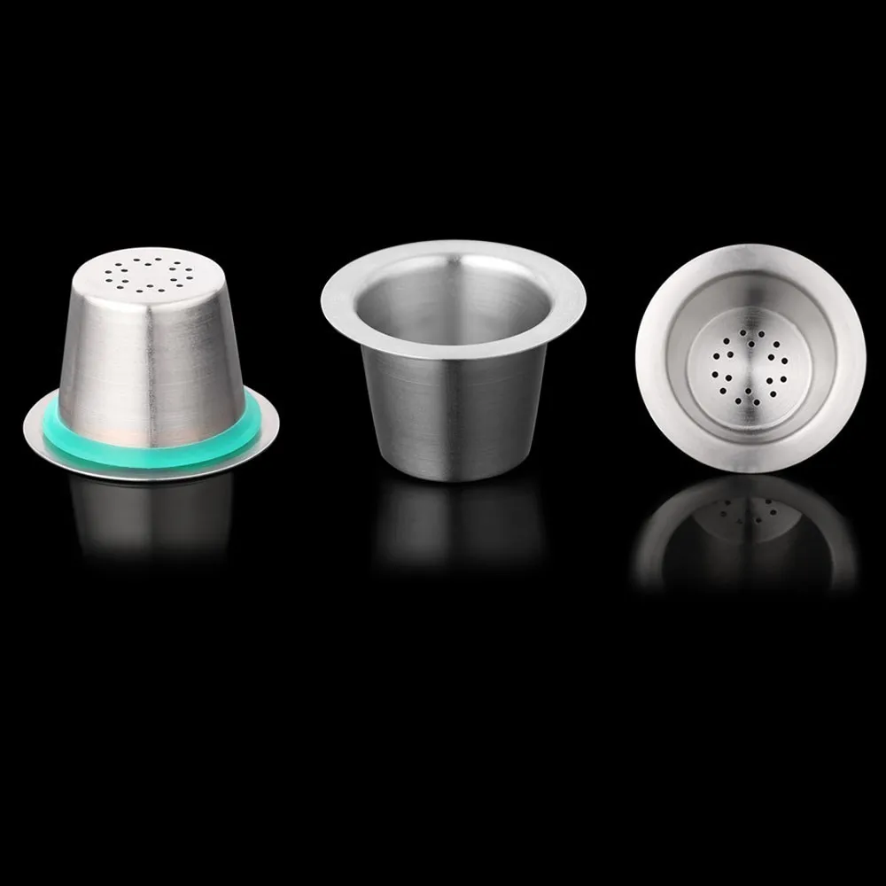 10 Pods 100 Seals Stainless Steel Nesspreso Refillable Capsulas Nespresso Coffee Capsule Pods Reusable Nespresso Coffee Filters
10 Pods 100 Seals Stainless Steel Nesspreso Refillable Capsulas Nespresso Coffee Capsule Pods Reusable Nespresso Coffee Filters
