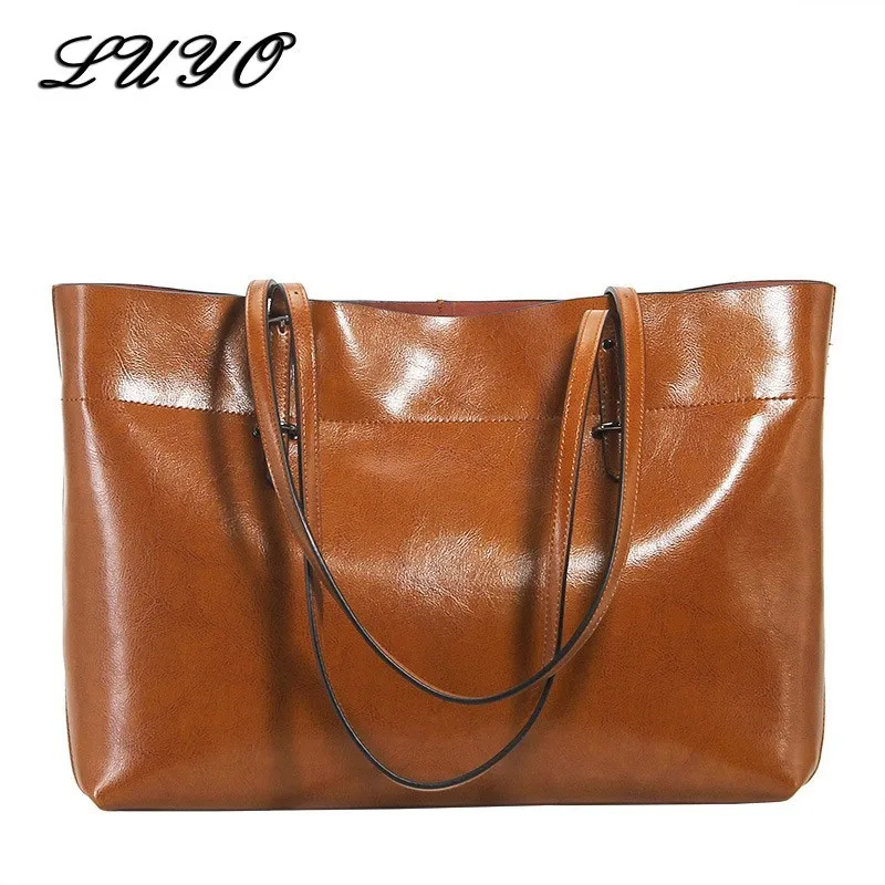 2019 Vintage Genuine Leather Cowhide Large Tote Bag Luxury Handbags Women Shoulder Bags Designer Bolsas Feminina Female Pochette
2019 Vintage Genuine Leather Cowhide Large Tote Bag Luxury Handbags Women Shoulder Bags Designer Bolsas Feminina Female Pochette