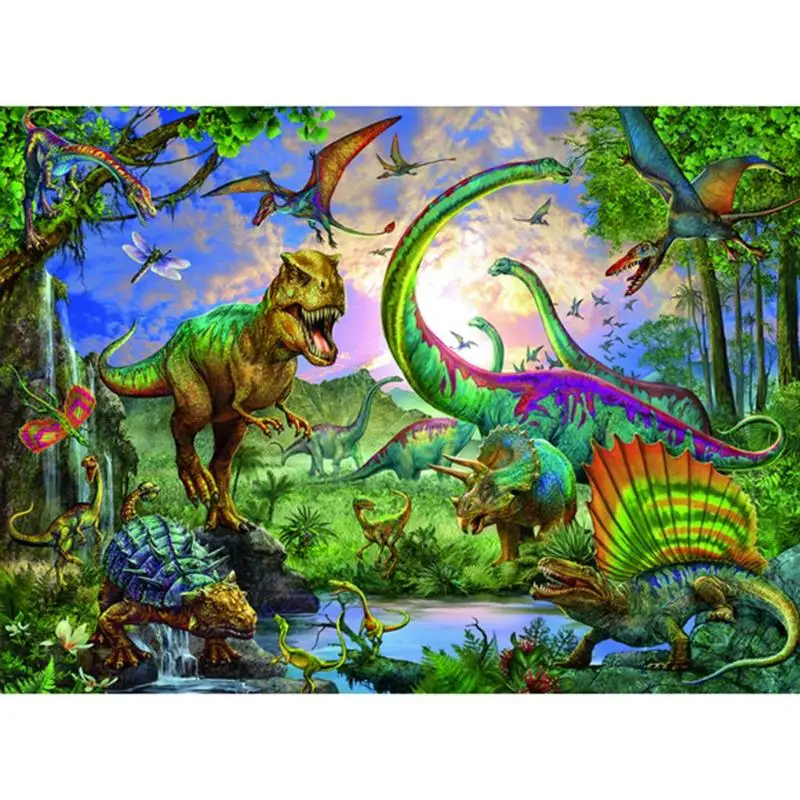 5D DIY Full Drill Diamond Painting Forest Dinosaurs Cross Stitch Embroidery Rhinestones Mosaic Kits Home Wall Decor
5D DIY Full Drill Diamond Painting Forest Dinosaurs Cross Stitch Embroidery Rhinestones Mosaic Kits Home Wall Decor