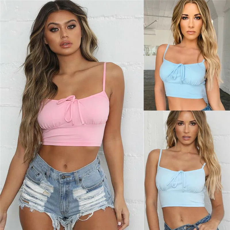 2019 New arrival Clothes Tank tops for women Sexy Solid color Slim crop top Summer sleeveless backless Club holiday female vest
2019 New arrival Clothes Tank tops for women Sexy Solid color Slim crop top Summer sleeveless backless Club holiday female vest