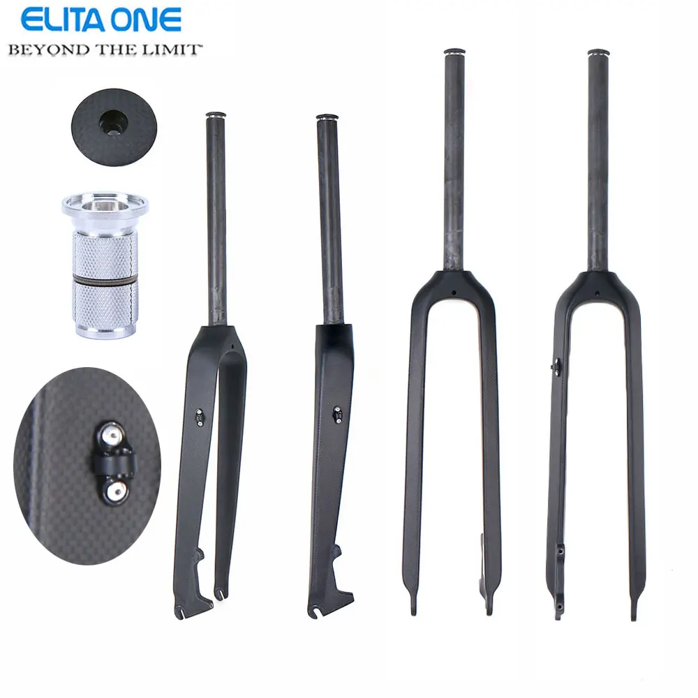 2019 ELITA ONE Full Carbon Fiber Forks Mountain Bike Fork 26/ 29inch 1-1/8" Disc Brake Hard Front MTB Fork Bicycle Fork
2019 ELITA ONE Full Carbon Fiber Forks Mountain Bike Fork 26/ 29inch 1-1/8" Disc Brake Hard Front MTB Fork Bicycle Fork