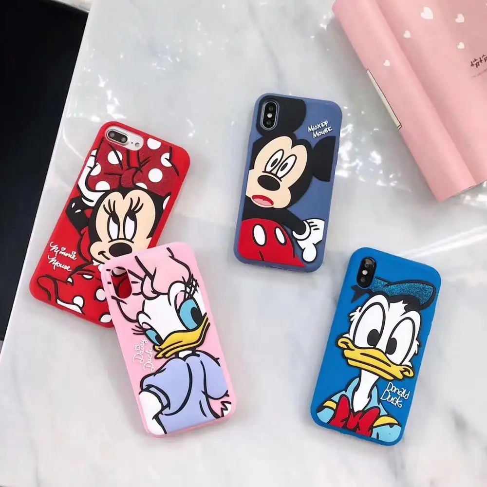 Cartoon Disn Mickey Daisy Couple Silicone Phone Case Soft Full Cover For iPhoneXs max 6s 8plus 7P body Shell Protection
Cartoon Disn Mickey Daisy Couple Silicone Phone Case Soft Full Cover For iPhoneXs max 6s 8plus 7P body Shell Protection