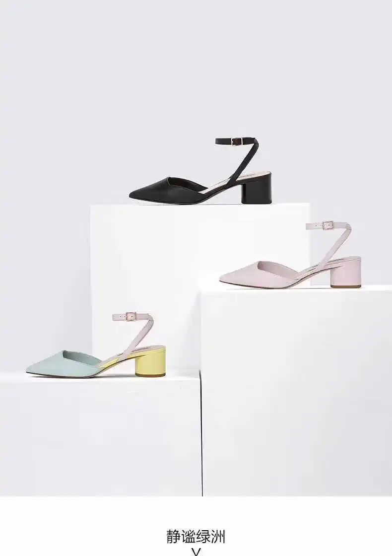 Women's Shoes Sharp With Coarse With Color Woman Sandals Ankle Bandage Women's Shoes
Women's Shoes Sharp With Coarse With Color Woman Sandals Ankle Bandage Women's Shoes