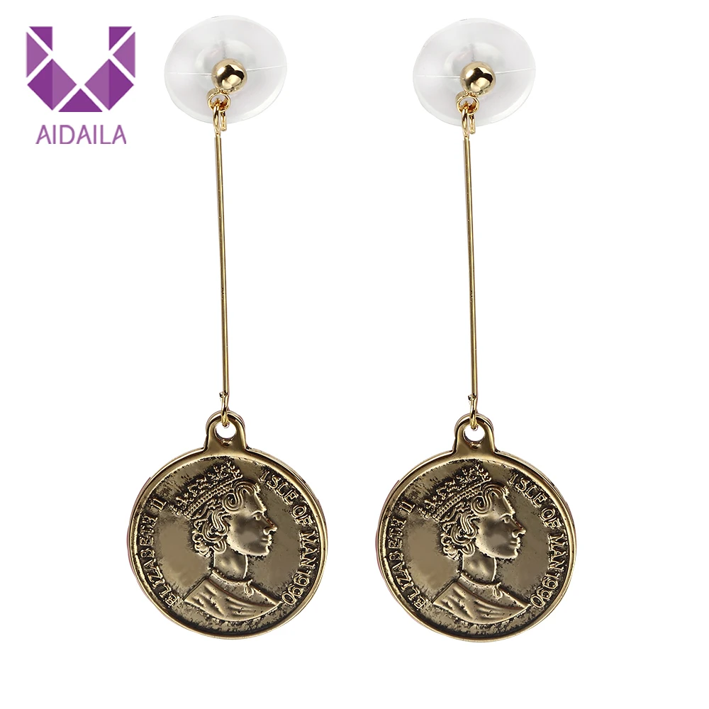 Long Earring Vintage Medusa Zinc Alloy Coin Portrait Pendant Drop Dangle Earrings Gold Ethnic For Women Women Charm Jewelry Gift
Long Earring Vintage Medusa Zinc Alloy Coin Portrait Pendant Drop Dangle Earrings Gold Ethnic For Women Women Charm Jewelry Gift