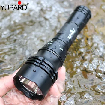 YUPARD bright XM- L2 led Underwater Diving Flashlight Torch Light Lamp Waterproof super T6 LED For 1x18650 rechargeable battery
YUPARD bright XM- L2 led Underwater Diving Flashlight Torch Light Lamp Waterproof super T6 LED For 1x18650 rechargeable battery