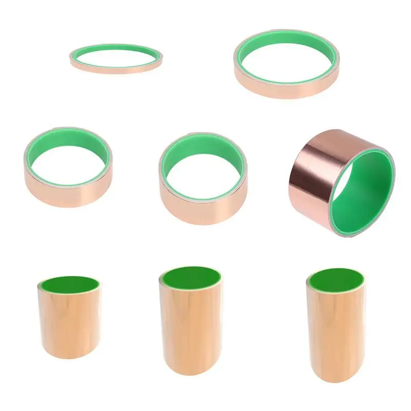 Double-sided Adhesive Conductive Copper Foil Waterproof Tape Strip EMI Shielding Heat Resistant Tape
Double-sided Adhesive Conductive Copper Foil Waterproof Tape Strip EMI Shielding Heat Resistant Tape
