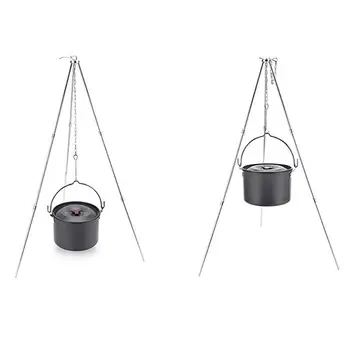 Aluminum Alloy Tripod Outdoor Portable Folding Picnic Cooking Dutch Oven Tripod Hanging Pot Campfire Grill Stand
Aluminum Alloy Tripod Outdoor Portable Folding Picnic Cooking Dutch Oven Tripod Hanging Pot Campfire Grill Stand